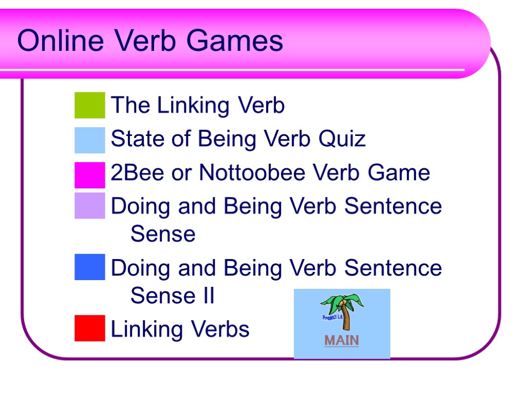 Online Verb Games The Linking Verb State of Being Verb Quiz 2Bee or Nottoobee